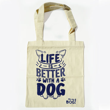 Bolsa de Manta con Frase Pet Friendly